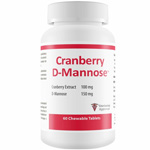Cranberry D-Mannose Urinary Tract Support (60 Tablets)