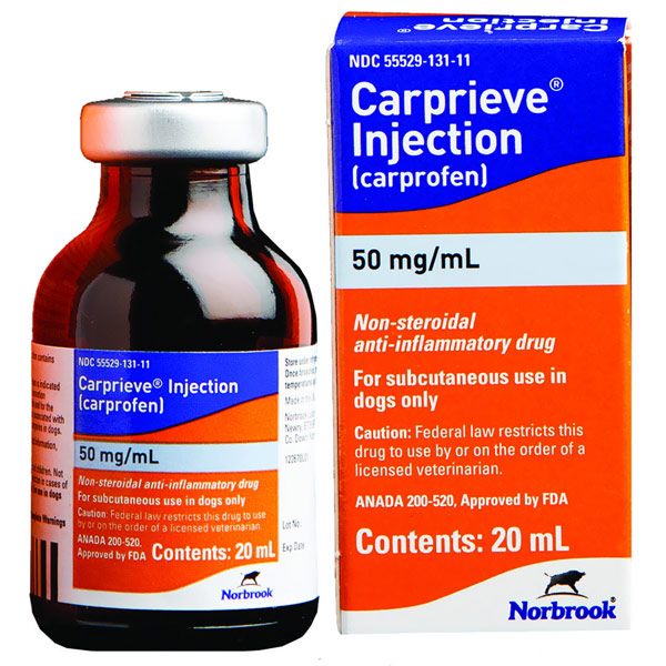 carprofen injectable dosage for dogs