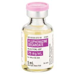 Prolixin decanoate injection site