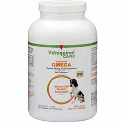 Triglyceride Omega Gel Capsules for Large & Giant Dog Breeds