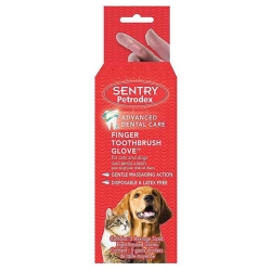 Sentry Petrodex Finger Brush Glove Dog & Cat
