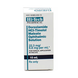 Dorzolamide/Timolol Ophth Solution