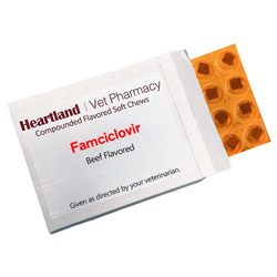Famciclovir Compounded Soft Chews for Dogs