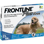 Frontline Plus for Dogs 23-44 lbs.