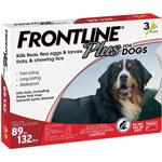 Frontline Plus for Dogs 89-132 lbs.