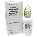 Tetracaine 0.5% Ophthalmic Solution 