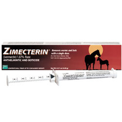 Zimecterin (ivermectin) Paste Wormer