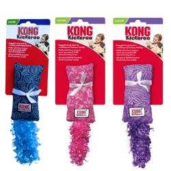 KONG Kickeroo Kitten Cat Toy with crinkle sound and fluffy tail