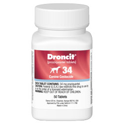 Droncit for Dogs 34mg Tablets