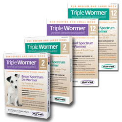 Triple Wormer Chew Tablets