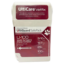 UltiGuard Safe Pack Insulin Syringes U-100