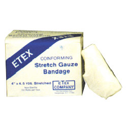 Conform Stretch Bandage NON STERILE - 4" Wide (White)