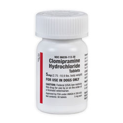 Clomipramine (generic Clomicalm) 5mg - 30 count