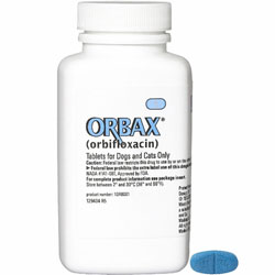 Orbax (orbifloxacin) Tablets for Cats and Dogs