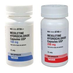 Mexiletine Hydrochloride Capsules 100 capsules , 200mg