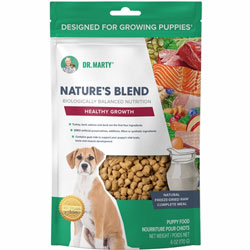 Dr. Marty Nature's Blend Freeze Dried Raw Puppy Food Healthy Growth