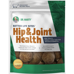 Dr. Marty Freeze Dried Raw Hip & Joint Health Better Life Bites Dog Treats