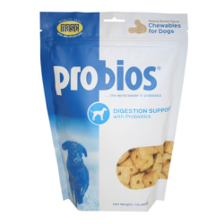 Probios Peanut Butter Flavor Dog Chewables for Digestive Support