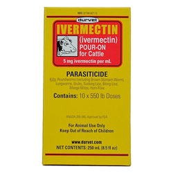 Ivermectin (ivermectin topical solution) Pour-on for Cattle