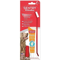 Sentry Petrodex Dental Kit Dog Peanut Toothpaste