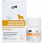Tapeworm Dewormer Tablets for Dogs