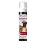 Bottle of Allergy Hot Spot Foam for pets with Tea Tree Oil and Aloe Vera