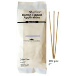 6" Cotton Tipped Applicators - 100 count