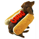 Casual Canine Ketchup Hot Diggity Dog Costume