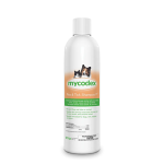 Bottle of PRN Mycodex Flea & Tick Shampoo for Dogs and Cats – 12 oz concentrated formula