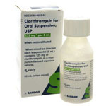 Clarithromycin Oral Suspension 125mg/5mL - 50 ml