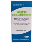 Meloxicam 5mg/mL Injection Bottle for Dogs and Cats – NSAID Pain Relief