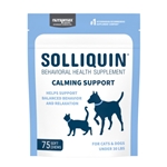 Nutramax Solliquin Calming Behavioral Health Supplement for Small to Medium Dogs and Cats