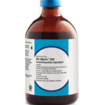 Bio-Mycin 200 injectable antibiotic bottle for cattle and swine – oxytetracycline treatment by Boehringer Ingelheim
