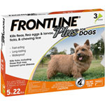 Frontline Plus for Dogs 5-22 lbs.