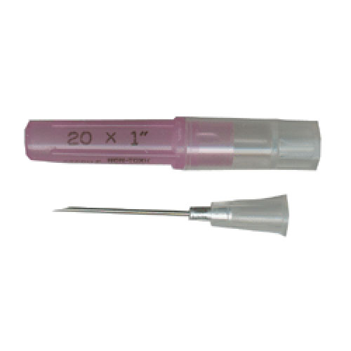 Needles/Syringes Disposable Needle 20 x 3/4" POLY HUB - Box of 100