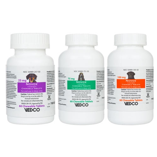 novox 75 mg for dogs side effects